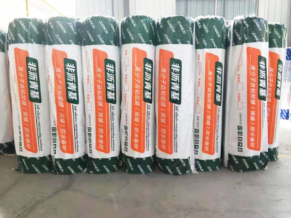 非瀝青基高分子自粘膠膜（預(yù)鋪）防水卷材 (2)
